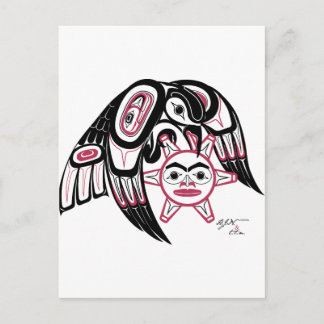 Raven Stealing the Sun Postcard