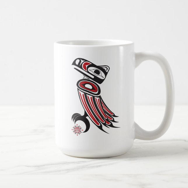 Raven steals the sun coffee mug (Right)