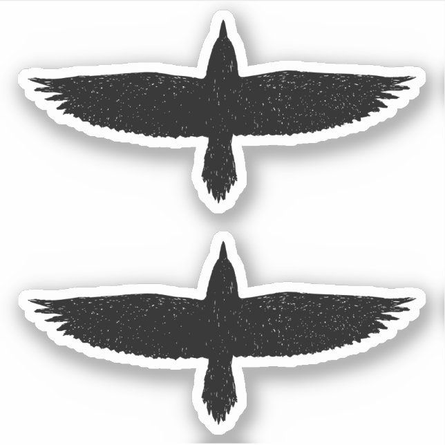 Raven stickers (Front)