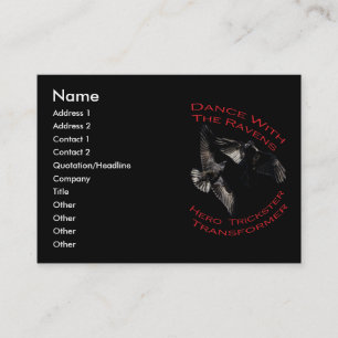 Raven the Transformer Business Card