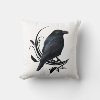 Raven Throw Pillow