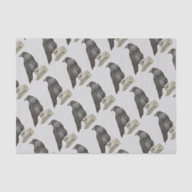 Raven Tissue Paper (Front)