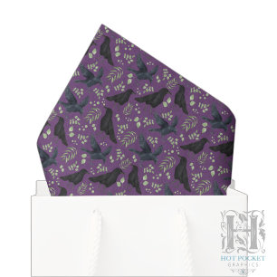 Raven Tissue Paper in Purple