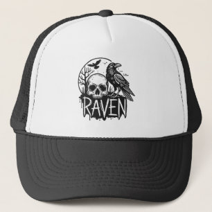 Raven  trucker hat