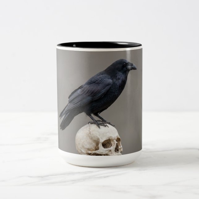 Raven Two-Tone Coffee Mug (Center)