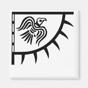 Raven Viking Banner Magnet