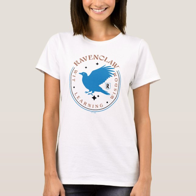 RAVENCLAW™ Blue Eagle House Pride Badge T-Shirt (Front)