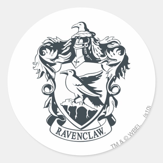 Ravenclaw Crest Classic Round Sticker (Front)