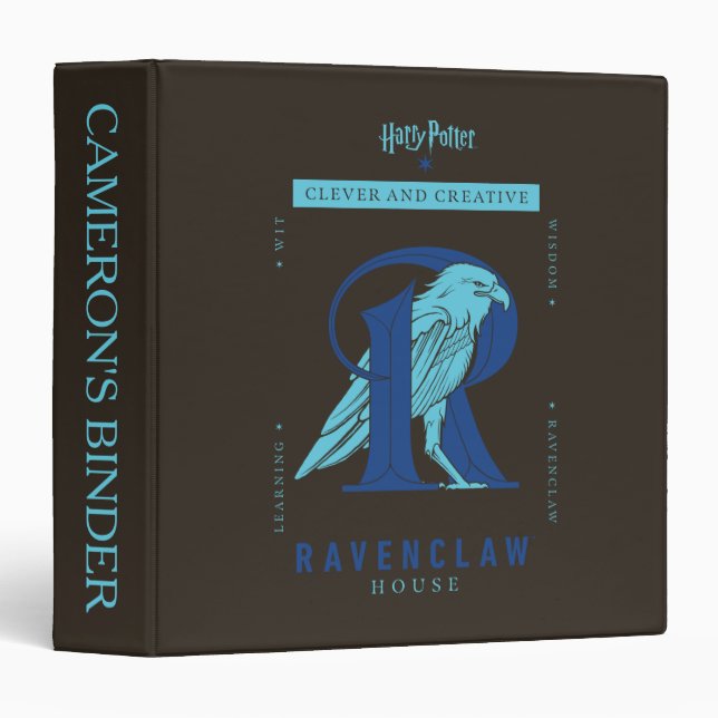 RAVENCLAW™ House Clever and Creative Binder (Front/Spine)