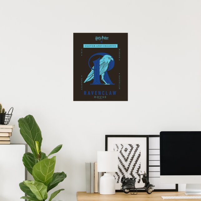 RAVENCLAW™ House Clever and Creative Poster (Home Office)