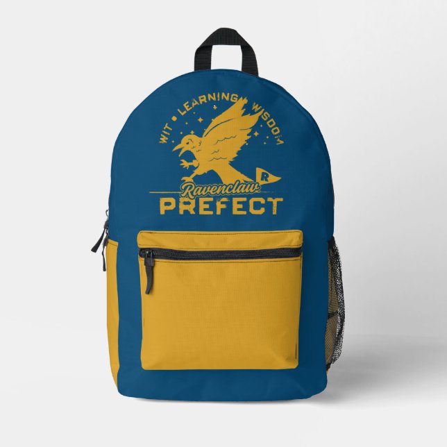 RAVENCLAW™ Prefect Badge Printed Backpack (Front)