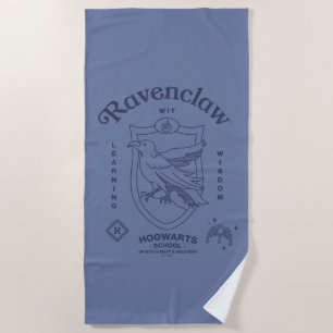 RAVENCLAW™ Wit Learning Wisdom Crest Beach Towel