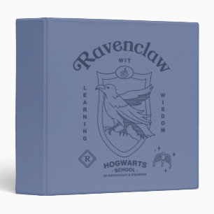 RAVENCLAW™ Wit Learning Wisdom Crest Binder