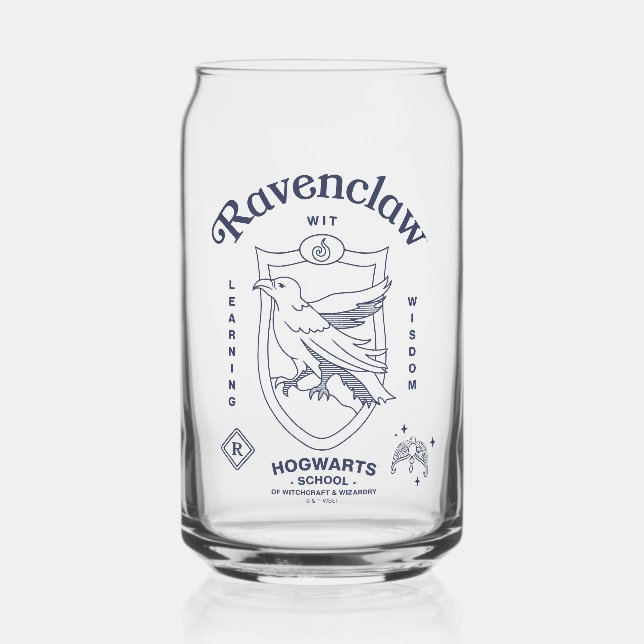 RAVENCLAW™ Wit Learning Wisdom Crest Can Glass (Front)