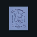 RAVENCLAW™ Wit Learning Wisdom Crest Canvas Print<br><div class="desc">Celebrate wisdom, wit, and a love of learning with this elegant Ravenclaw™ crest design. Showcasing the proud house eagle set within a classic shield, this refined artwork highlights Ravenclaw’s defining traits — Wit, Learning and Wisdom — in a clean, timeless layout. Rendered in cool, sophisticated house tones, the detailed linework...</div>