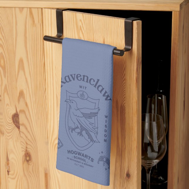 RAVENCLAW™ Wit Learning Wisdom Crest Kitchen Towel (Thirds Fold)