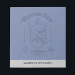 RAVENCLAW™ Wit Learning Wisdom Crest Notepad<br><div class="desc">Celebrate wisdom, wit, and a love of learning with this elegant Ravenclaw™ crest design. Showcasing the proud house eagle set within a classic shield, this refined artwork highlights Ravenclaw’s defining traits — Wit, Learning and Wisdom — in a clean, timeless layout. Rendered in cool, sophisticated house tones, the detailed linework...</div>