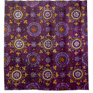 RAVENNA BYZANTINE MOSAICS,STAR,PURPLE STARRY NIGHT