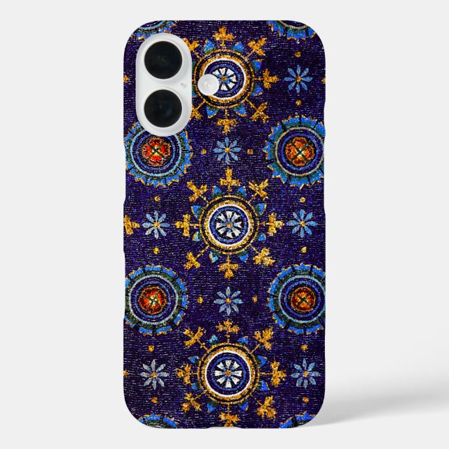 RAVENNA BYZANTINE MOSAICS,STARS,BLUE STARRY NIGHT Case-Mate iPhone CASE (Back)