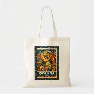 Ravenna Italy Byzantine Empress Mosaic Tote Bag