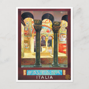 Ravenna Italy vintage travel Postcard