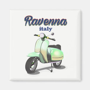 Ravenna Italy vintage Travel poster Magnet