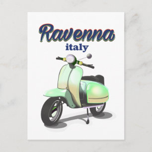 Ravenna Italy vintage Travel poster Postcard