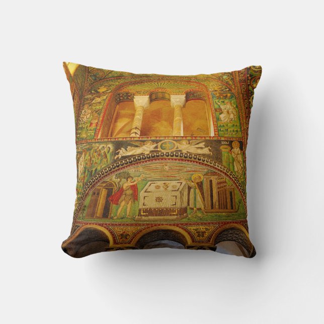 Ravenna mosaics throw pillow (Front)