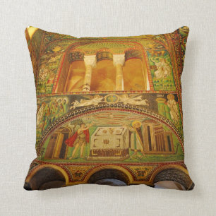 Ravenna mosaics throw pillow