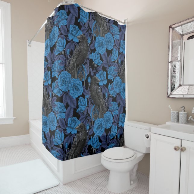 Ravens and  blue roses (In Situ)