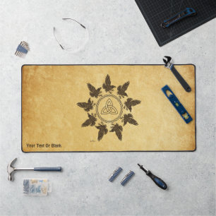 Ravens Circle Dance Desk Mat