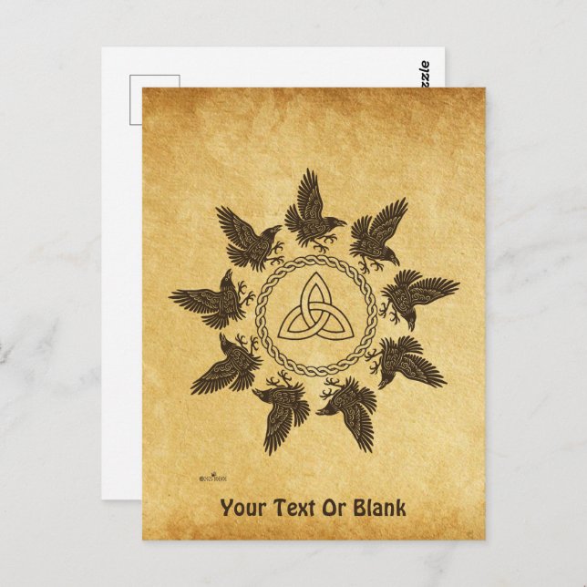 Ravens Circle Dance Postcard (Front/Back)