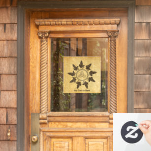 Ravens Circle Dance Window Cling