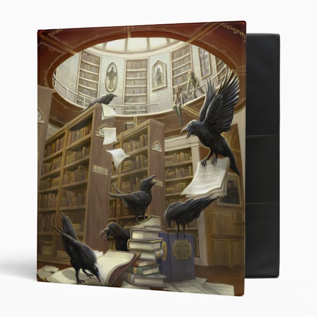 Ravens dans le classeur de bibliothèque (Devant/intérieur)