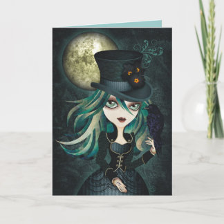Raven's Moon Card