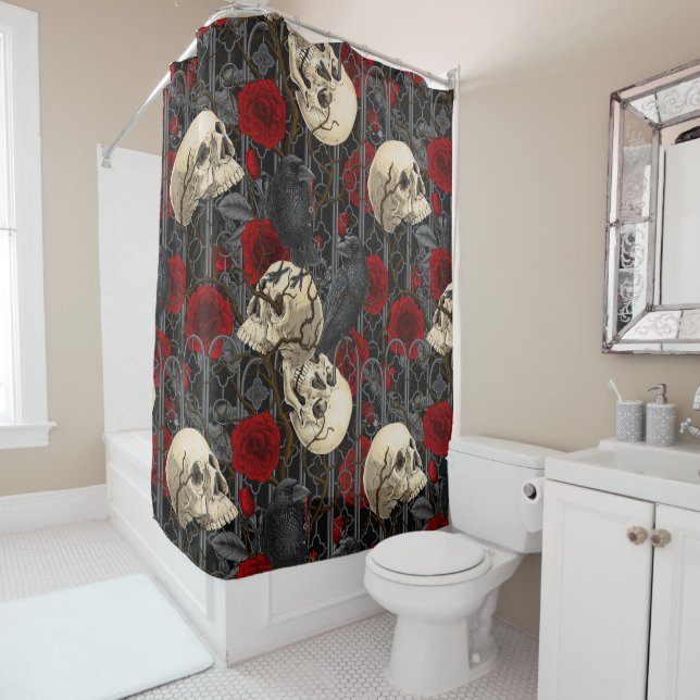 Raven's secret. Dark and moody gothic illustration (In Situ)