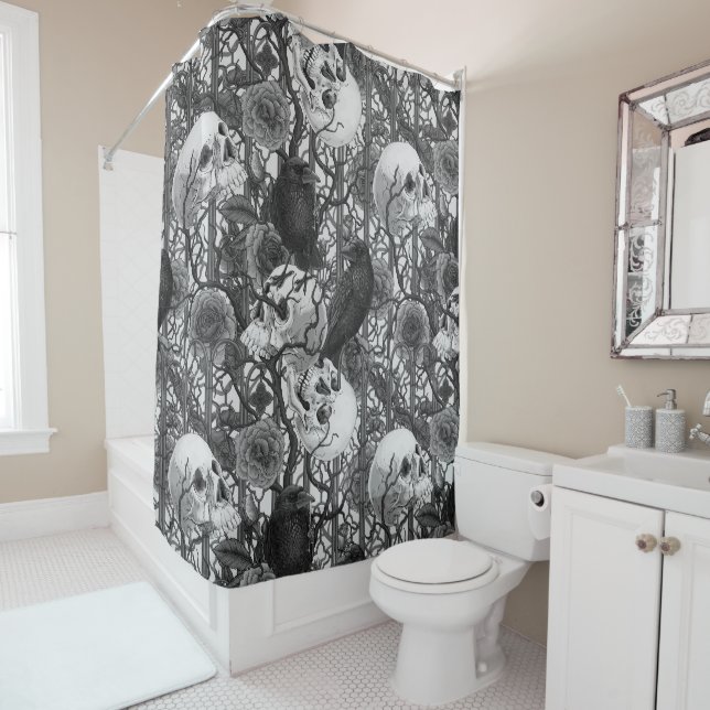 Raven's secret. Dark and moody gothic illustration (In Situ)