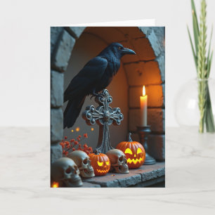 Ravens Spooky Perch Card