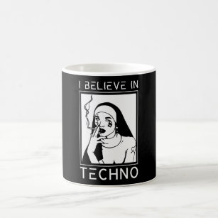 Raver Religion Techno Religion Nun Coffee Mug