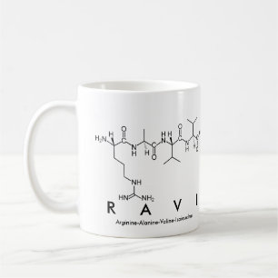 Ravi peptide name mug