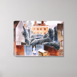 Ravilious - Castle Hedingham, Essex Canvas Print