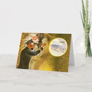 Ravilious - Commander of a Submarine Thank You Card