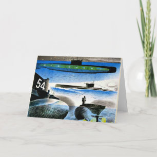 Ravilious - Different Aspect of Submarines, Card