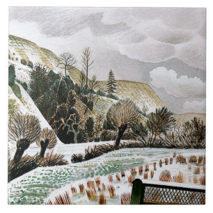 Ravilious - New Year Snow Tile
