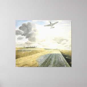 Ravilious - Runway Perspective Canvas Print