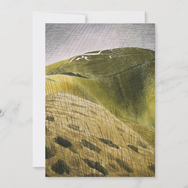 Ravilious - The Vale of the White Horse Holiday Card (Front)