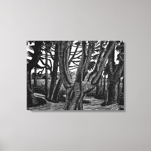 Ravilious - Woodland Outside Florence Canvas Print