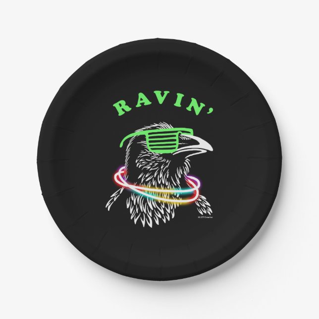 Ravin' Paper Plate (Front)