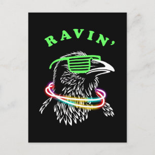 Ravin' Postcard