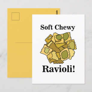 Ravioli Pasta Food Postcard